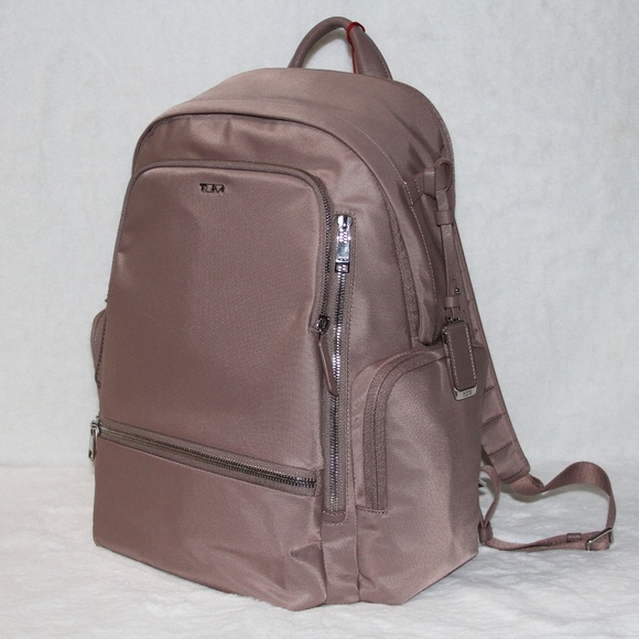 TUMI Voyageur Celina Backpack Rucksack Travel Laptop Bag Light Mauve - Picture 2 of 5